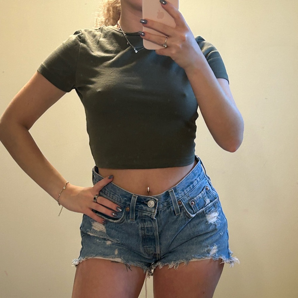 🌸10 for $25🌸 wild fable green crop top